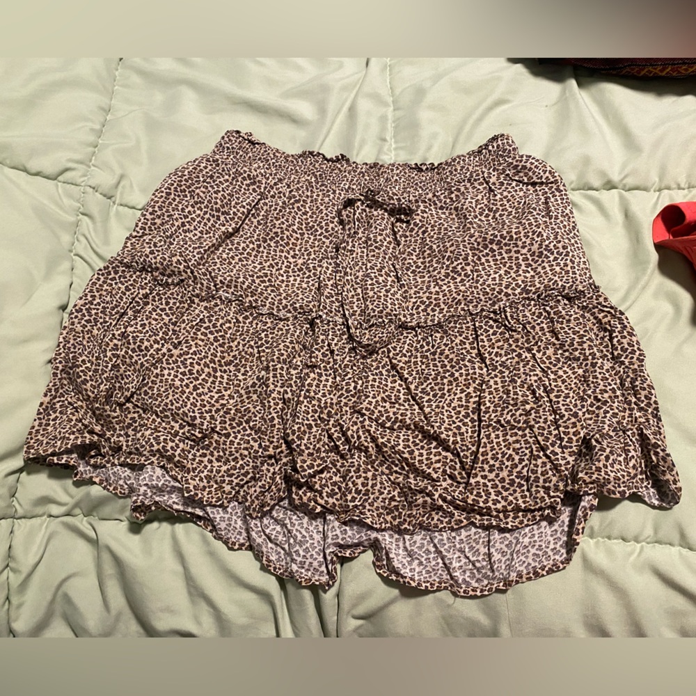 Cheetah Print skirt - size M